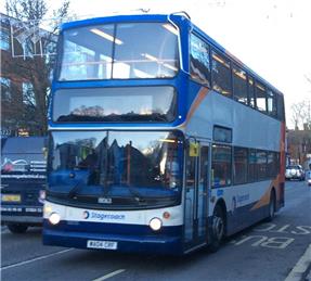 Stagecoach routes 7 & 65X diversionary routes and timetables from the 4th January 2022
