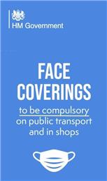 Face coverings required on public transport from Tuesday 30th November 2021